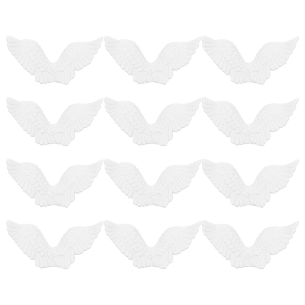 48 Pcs Plastic Angel Wings Ornaments For Christmas Diy Crafts-image-OPC-PKX8TKF-NEW