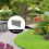 1Pc Plastic Brick Mold Reusable Concrete Fence Maker 11