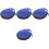 4Pcs Small Cd Case Round Storage Bag Dvd Holder 20 Capacity 3