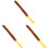 3Pièces Brosse Poussière Bois Clair Pour Nettoyer Instruments 4