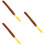 3Pièces Brosse Poussière Bois Clair Pour Nettoyer Instruments 9