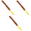 3Pièces Brosse Poussière Bois Clair Pour Nettoyer Instruments 5
