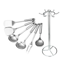 7 Pcs Stainless Steel Kitchen Tool Set Cooking Utensils Spoon