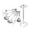 7 Pcs Stainless Steel Kitchen Tool Set Cooking Utensils Spoon 1