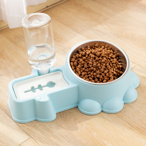 One Set Multi-Function Feeding Bowl With Water Dispenser For Cats 1