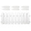 4 Sets Plastic Picket Fence For Garden And Courtyard Use White 8