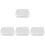 4Pcs Washable Piano Bench Cover Reusable Dust Protector 4