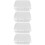 4Pcs Washable Piano Bench Cover Reusable Dust Protector 10