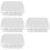 4Pcs Washable Piano Bench Cover Reusable Dust Protector 9