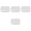 4Pcs Washable Piano Bench Cover Reusable Dust Protector 5
