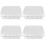 4Pcs Washable Piano Bench Cover Reusable Dust Protector 7
