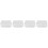 4Pcs Washable Piano Bench Cover Reusable Dust Protector 6