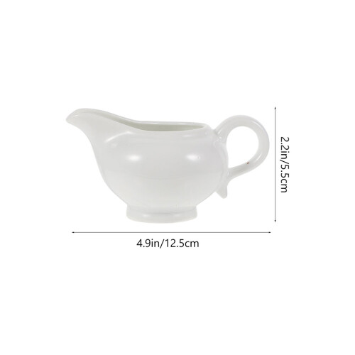 2Pcs Ceramic Sauce Boat And Gravy 1