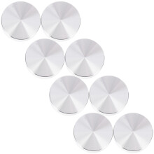 8 Pcs Anti Slip Shower Stickers Solid Aluminum Cake Circle Disc