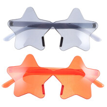 2Pcs Star Frameless Eyeglasses For Fashion Beach Party