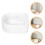 2Pcs Transparent Shell Nail Soaking Bowl For Home And Salon Use 11