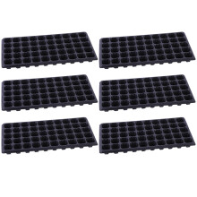 6Pcs Plastic Plant Germination Trays Multi-Slot Growing Sowing Trays