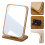 Single-Side Wooden Foldable Desktop Mirror 4