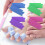 100Pcs Sponge Nail Finger Toe Separators For Manicure Pedicure 9
