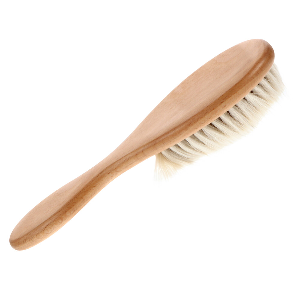 Vaguelly Baby Hair Brush Natural Wood Comb For Infant Kids