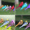6Pcs Colorful Simulation Bird Garden Yard Ornament 10