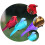 6Pcs Colorful Simulation Bird Garden Yard Ornament 11