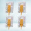 8 Pcs Portable Tread Depth Gauge 0-20mm Yellow 8