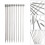 61 Pcs Knitting Tools Set With Single Pointed Needles And Marker 9