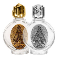 2Pcs Religious Glass Bottle For Church Perfume Holy Water Container