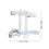 Elegant Bowtie Cat Harness Vest With Adjustable Leash Set 2