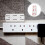 4St Traceless Socket Retainer ABS Wit Voor Slaapkamer En 6