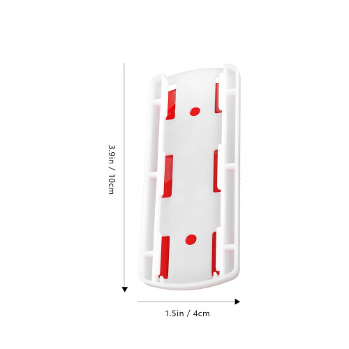 4St Traceless Socket Retainer ABS Wit Voor Slaapkamer En 1