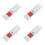 4Pcs Electric Cabinet Panel Push Button Door Cam Lock With Keys 10