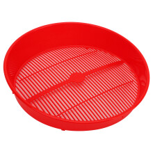 Blue Plastic Washing Sieve 18cm for Fruits & Vegetables Kitchen Accessory