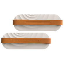 6 Pcs Bathroom Slipper Rack Wall Mounted Draining Shoes Shelf White