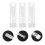6 Sets Silicone Holder Rod Lightweight Durable Plastic 11