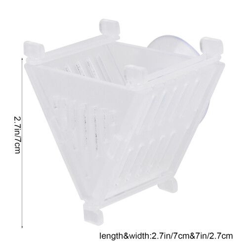1Pc Acrylic Automatic Fish Tank Feeder Feeding Cup 2