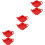 6 Pcs Ceramic Teabag Holder Reusable Teapot Shape For Kitchen 7