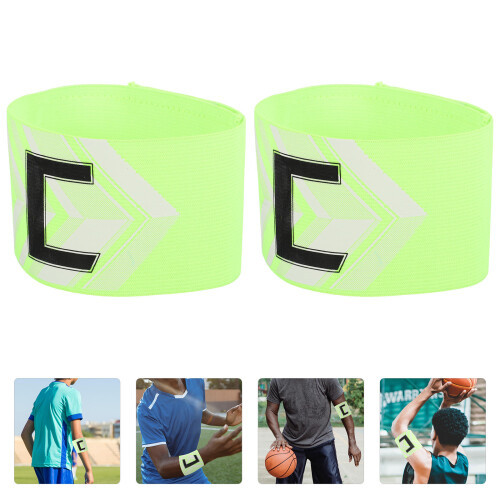 2St Sport Armbanden Voetbal Captain Team Elastisch 2