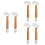6 Pcs Wood Wallpaper Seam Roller For Internal External Corners 7
