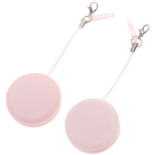 2Pcs Pink Durable ABS Screen Cleaner Cloth for Phone Glasses Lens
