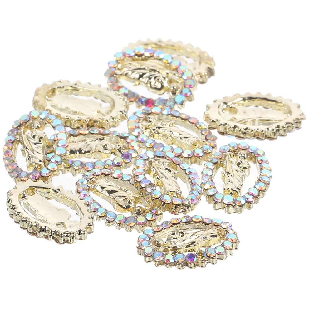 Aboofan 48 Pcs Nail Charms Jesus Gems Manicure Art Jewelry For Women