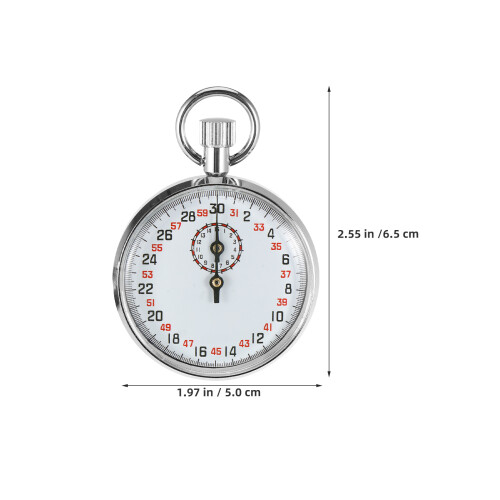 Stop Watch: Cronometro Meccanico 60 Secondi In Metallo 1