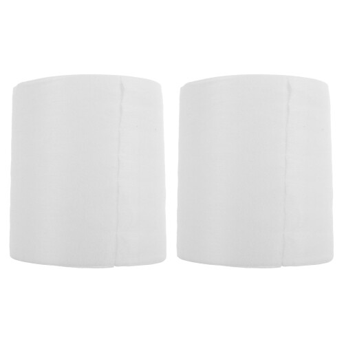 2 Rolo De Lenços Descartáveis Secos 7,31X5,82 Polegadas - 250 Folhas