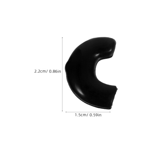 suporte com para alça de saxofone, borracha, 3 unidades 1