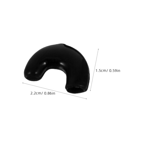 suporte com para alça de saxofone, borracha, 3 unidades 2