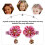 2 fermagli giapponesi per , accessorio decorativo per 8