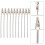 50Pcs Metal Wire Clips For Craft Photo Note Holding 3