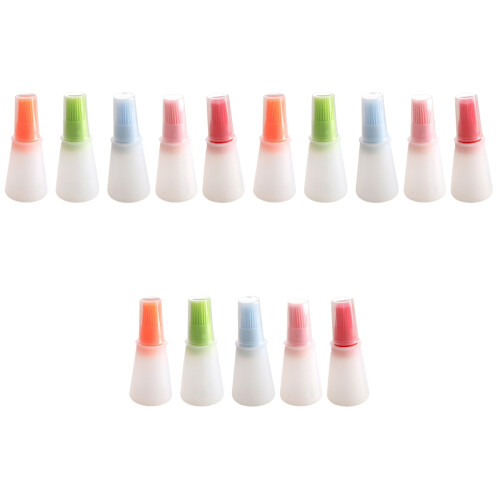 3 Sets 5Pcs 70Ml Silicone Oil Bottle Brushes Bbq Baking Tools 2
