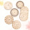8 unidades 45 mm decorações redondas com de relógio 4